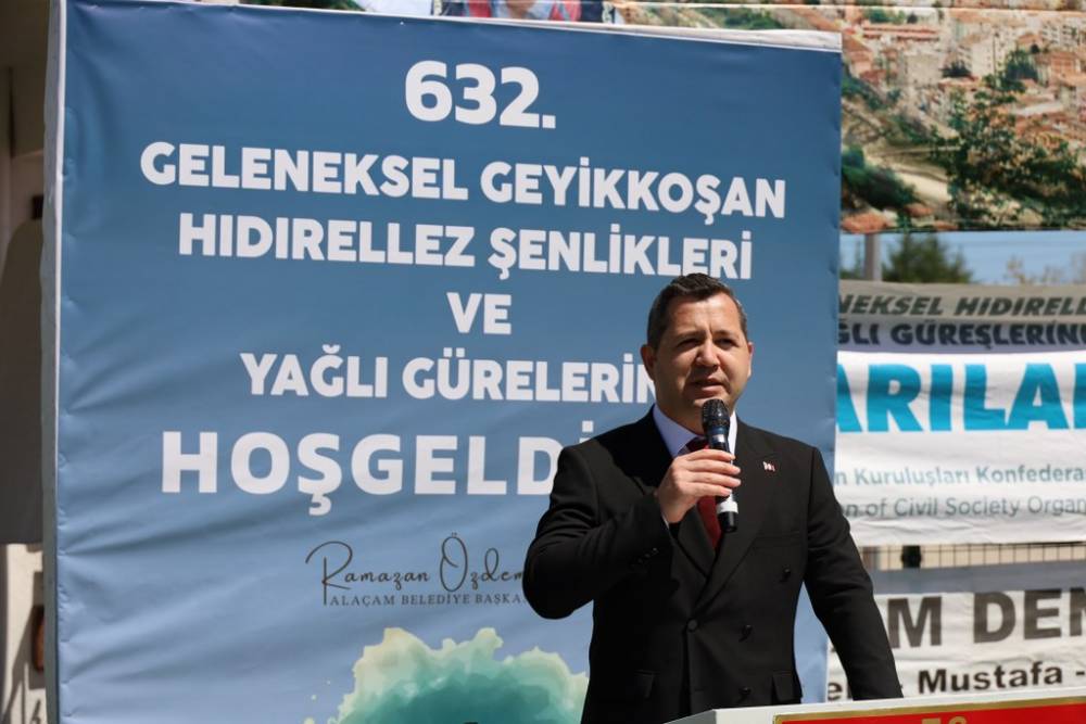632. Alaçam Geyikkoşan Güreşleri ve Piknik Etkinliğinden renkli kareler 63