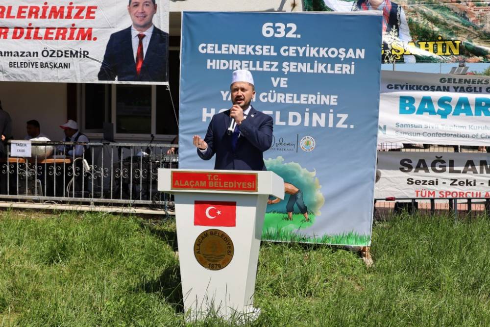 632. Alaçam Geyikkoşan Güreşleri ve Piknik Etkinliğinden renkli kareler 68