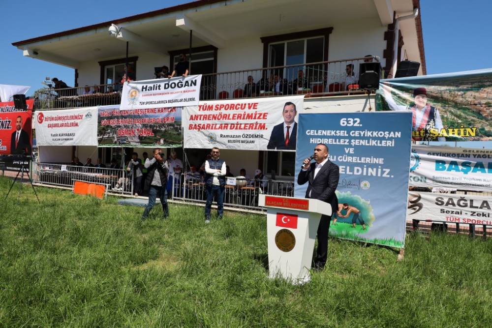 632. Alaçam Geyikkoşan Güreşleri ve Piknik Etkinliğinden renkli kareler 70