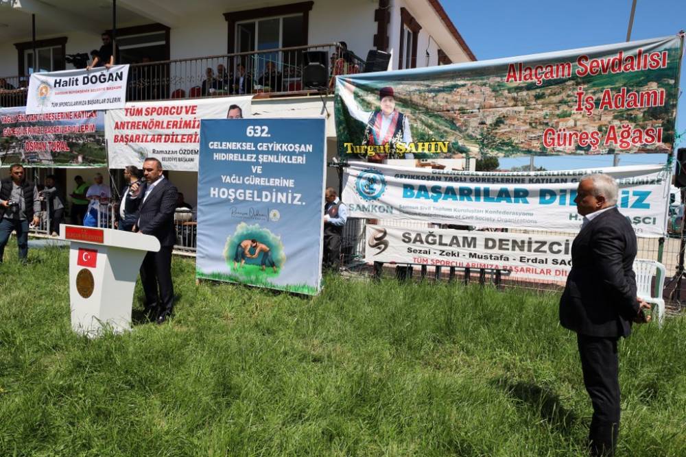 632. Alaçam Geyikkoşan Güreşleri ve Piknik Etkinliğinden renkli kareler 73