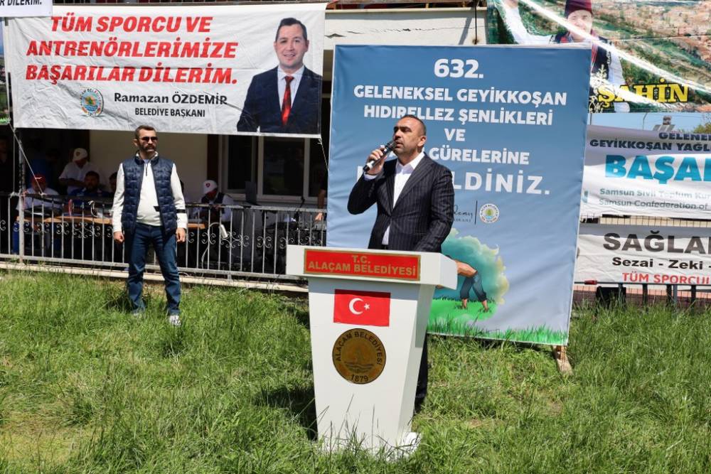 632. Alaçam Geyikkoşan Güreşleri ve Piknik Etkinliğinden renkli kareler 74