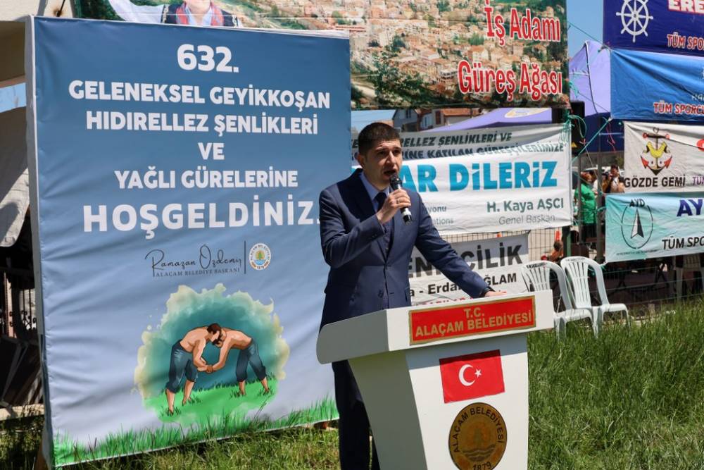 632. Alaçam Geyikkoşan Güreşleri ve Piknik Etkinliğinden renkli kareler 81