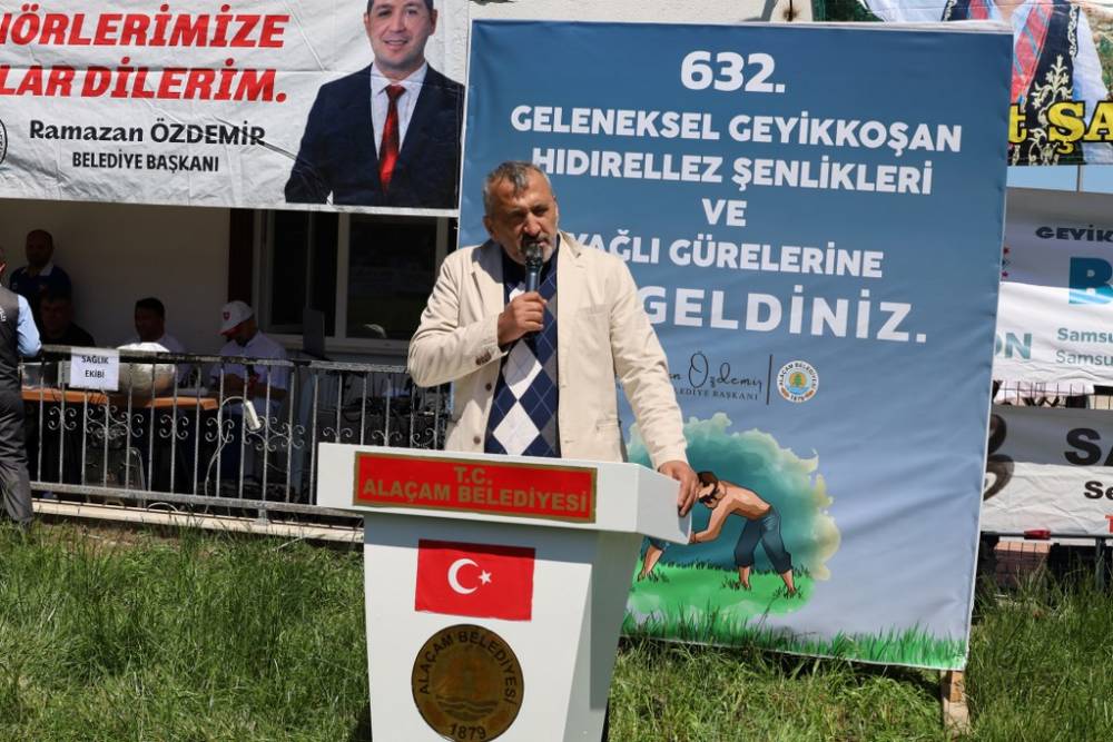 632. Alaçam Geyikkoşan Güreşleri ve Piknik Etkinliğinden renkli kareler 82
