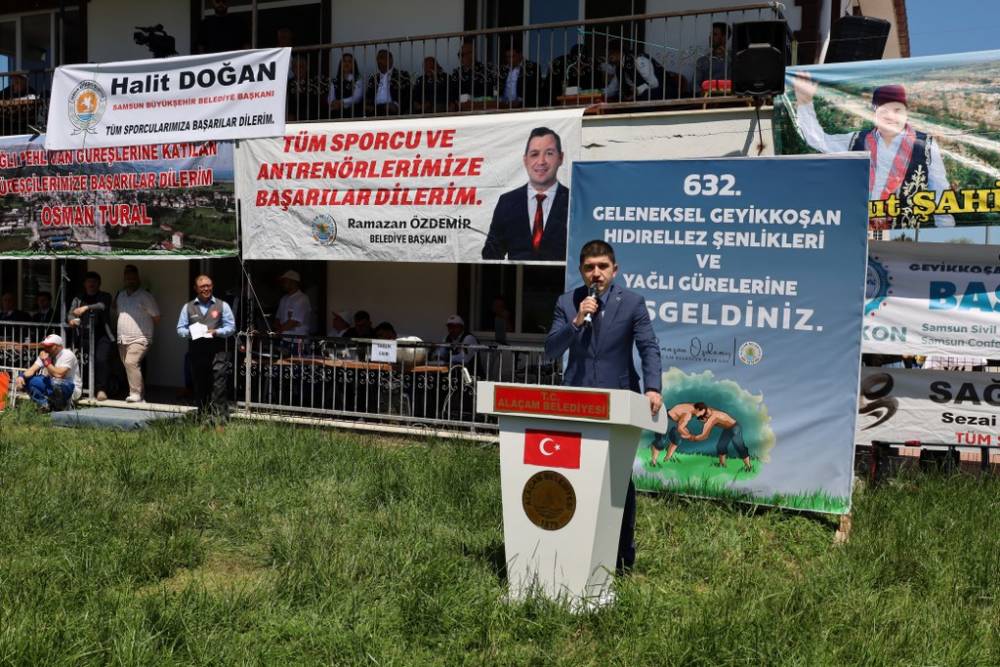 632. Alaçam Geyikkoşan Güreşleri ve Piknik Etkinliğinden renkli kareler 86