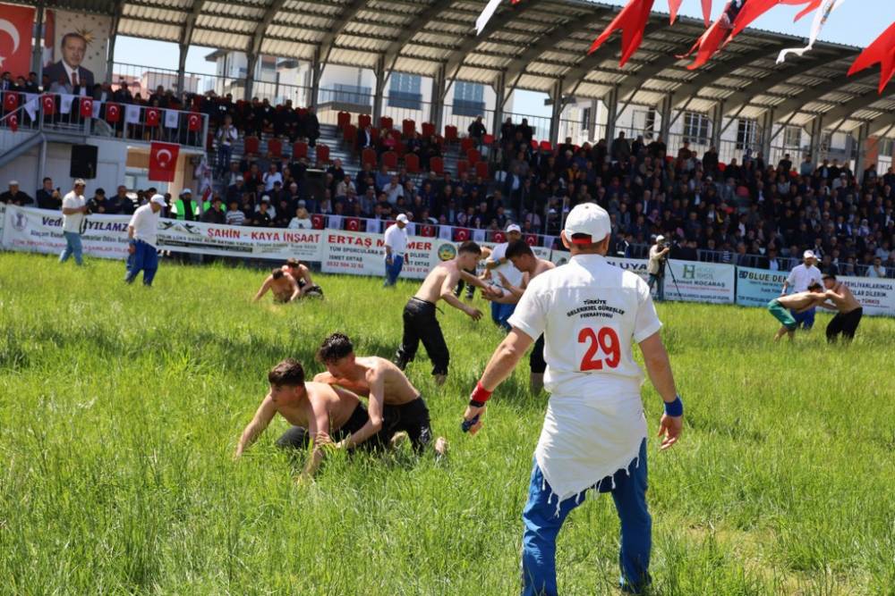 632. Alaçam Geyikkoşan Güreşleri ve Piknik Etkinliğinden renkli kareler 87