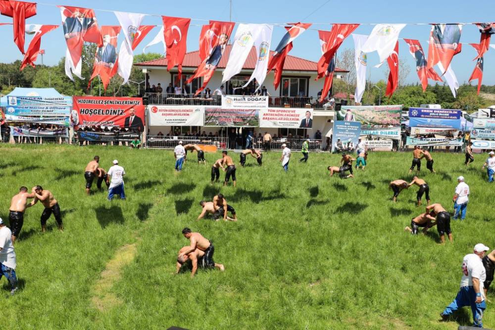 632. Alaçam Geyikkoşan Güreşleri ve Piknik Etkinliğinden renkli kareler 90