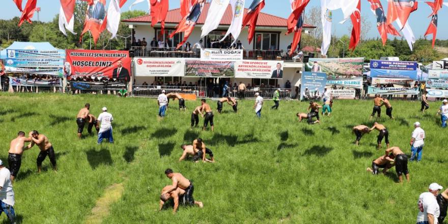 632. Alaçam Geyikkoşan Güreşleri ve Piknik Etkinliğinden renkli kareler