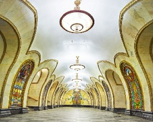 Moskova metrosu harika görüntüler 5