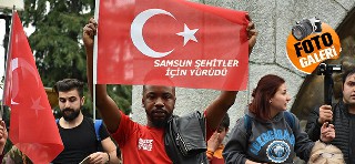 SAMSUN ÇANAKKALE ŞEHİTLERİ İÇİN YÜRÜDÜ 1