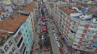 Bafra'da Liseler Şehitler için yürüdü 10