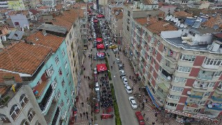 Bafra'da Liseler Şehitler için yürüdü 10