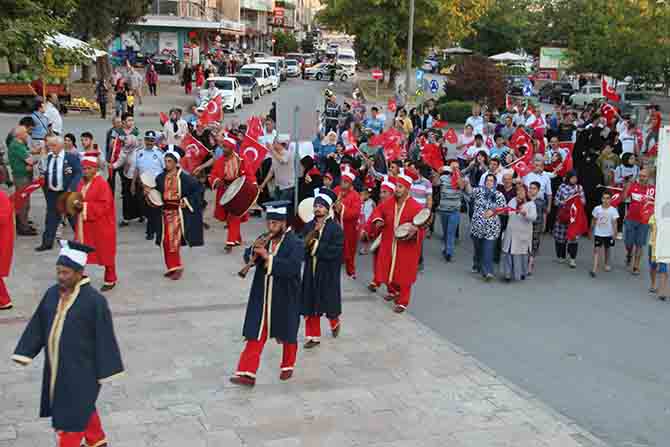 BAFRA 15 TEMMUZ İÇİN YÜRÜDÜ 2