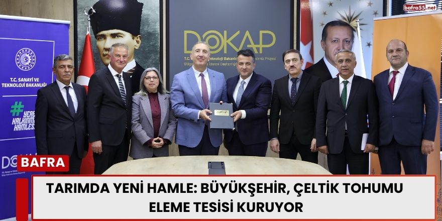 Tarımda Yeni Hamle: Büyükşehir, Çeltik Tohumu  eleme Tesisi Kuruyor