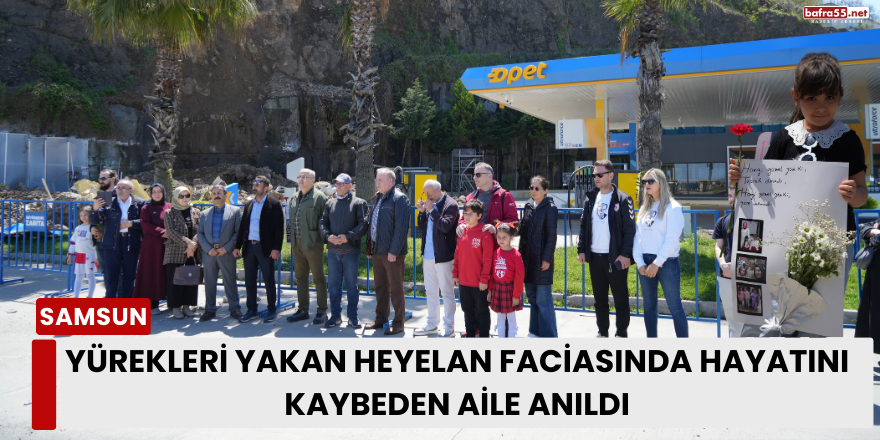 Yürekleri Yakan Heyelan Faciasında Hayatını Kaybeden aile Anıldı