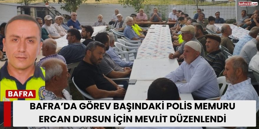 Görev Başında Hayatını Kaybeden Polis İçin Mevlit Programı Düzenlendi!