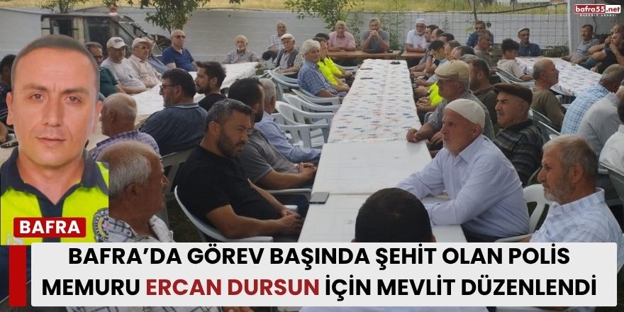 Görev Başında Hayatını Kaybeden Polis İçin Mevlit Programı Düzenlendi!