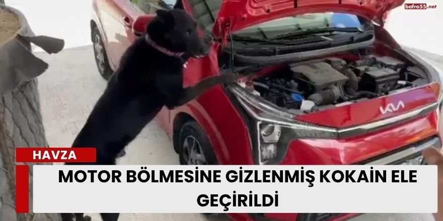 Motor Bölmesine Gizlenmiş Kokain Ele Geçirildi