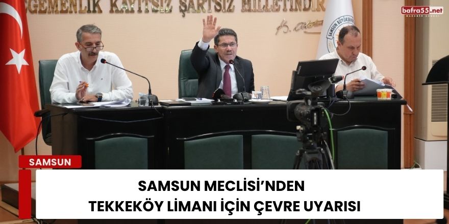 Samsun Meclisi’nden Tekkeköy Limanı İçin Çevre Uyarısı
