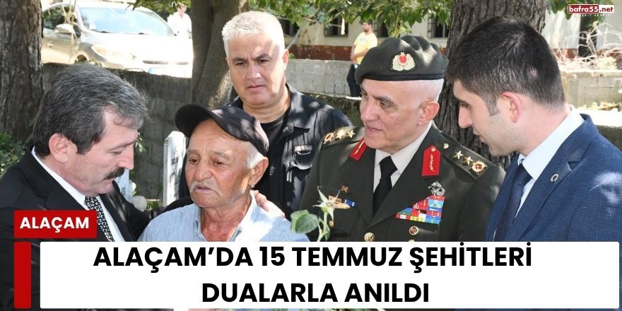 Alaçam’da 15 Temmuz Şehitleri Dualarla Anıldı