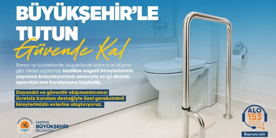 Samsun Büyükşehir Belediyesi’nden Özel Bireylere Güvenli Yaşam Desteği