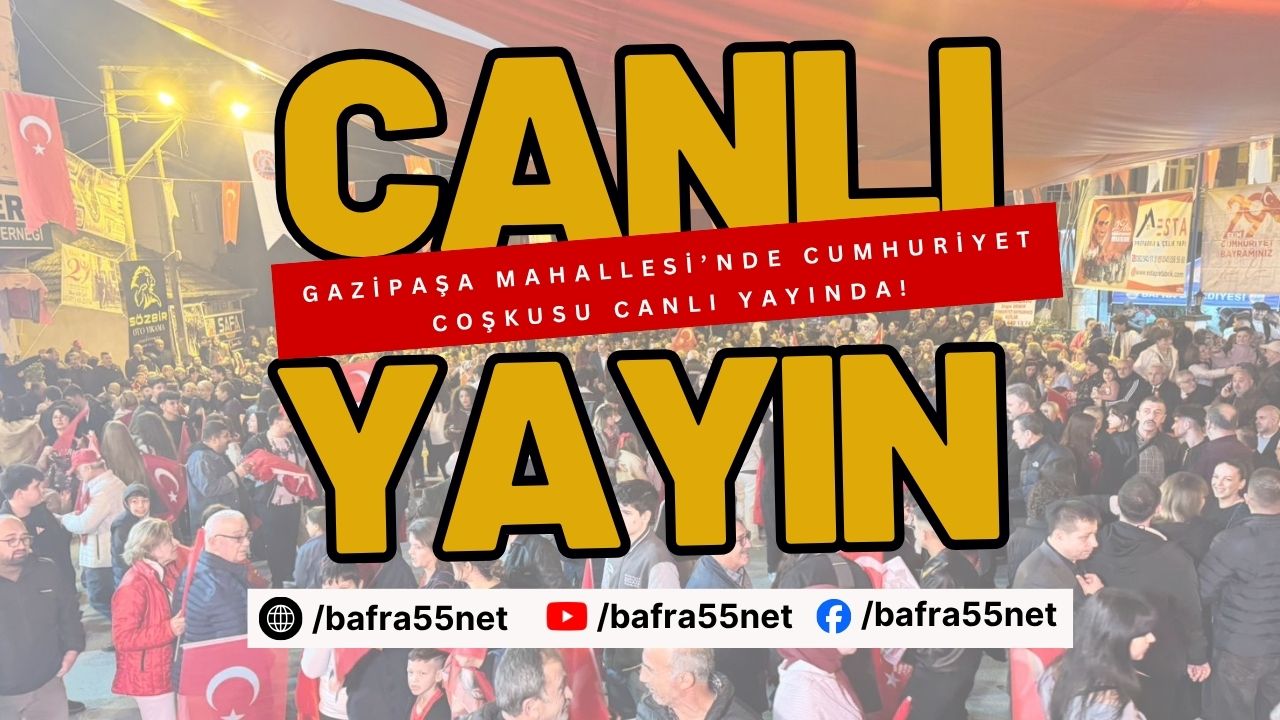 Gazipaşa Mahallesi’nde Cumhuriyet Coşkusu Canlı Yayında