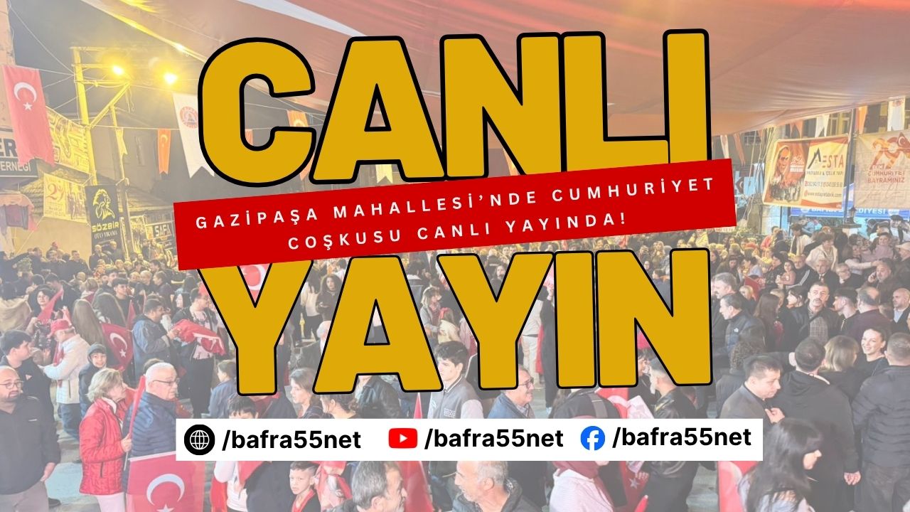 Gazipaşa Mahallesi’nde Cumhuriyet Coşkusu Canlı Yayında