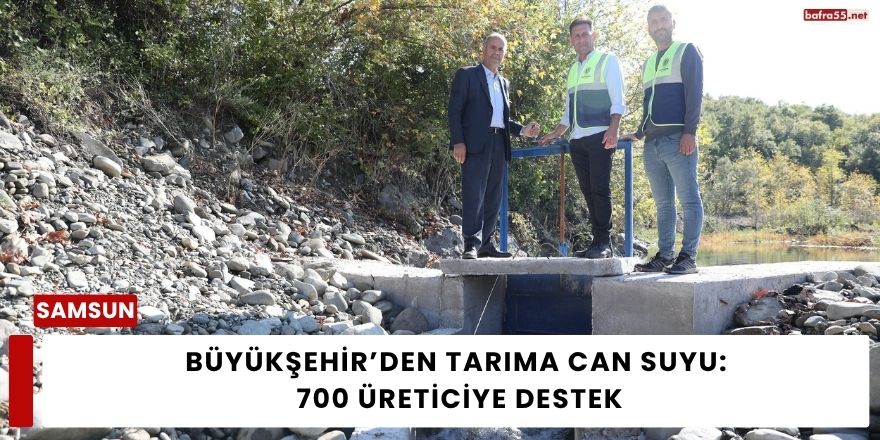 Büyükşehir’den Tarıma Can Suyu: 700 Üreticiye Destek