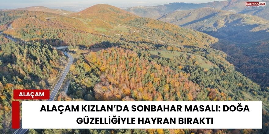 Alaçam Kızlan’da Sonbahar Masalı: Doğa Güzelliğiyle Hayran Bıraktı