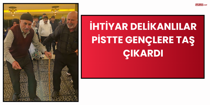 İhtiyar delikanlılar pistte gençlere taş çıkardı
