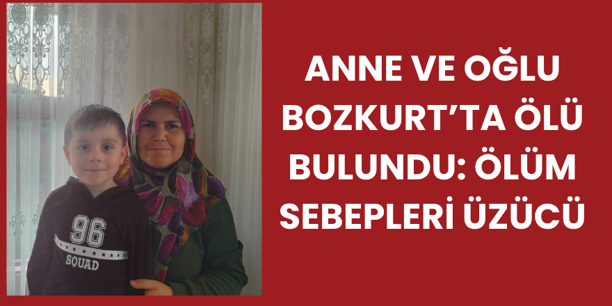 Anne ve Oğlu Bozkurt’ta Ölü Bulundu: Ölüm Sebepleri Üzücü