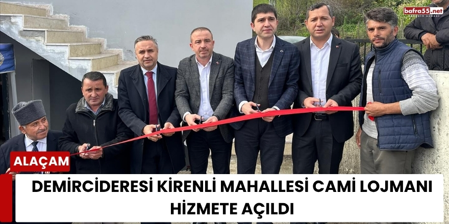 Demircideresi Kirenli Mahallesi Cami Lojmanı Hizmete Açıldı
