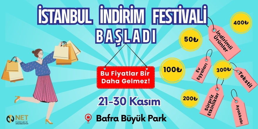 Bafra’nın En Büyük İndirim Festivali Başlıyor: Bu İndirim Kaçmaz