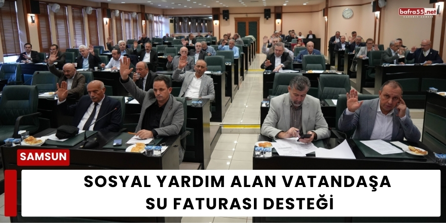 Sosyal Yardım Alan Vatandaşa Su Faturası Desteği
