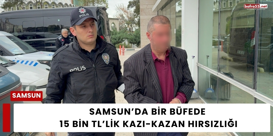 Samsun’da Bir Büfede  15 Bin TL’lik Kazı-Kazan Hırsızlığı