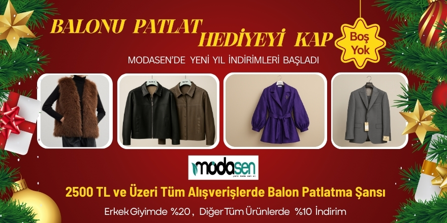 Modasen AVM’de Balon Patlatma Kampanyası Başladı