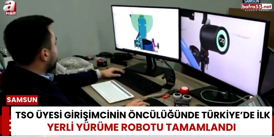 TSO Üyesi Girişimcinin Öncülüğünde Türkiye’de İlk Yerli Yürüme Robotu Tamamlandı