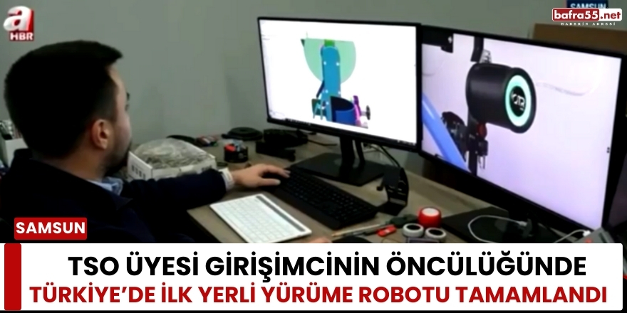 TSO Üyesi Girişimcinin Öncülüğünde Türkiye’de İlk Yerli Yürüme Robotu Tamamlandı