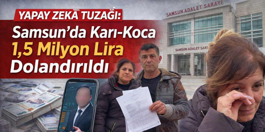 Yapay Zekâ Tuzağı: Samsun’da Karı-Koca 1,5 Milyon Lira Dolandırıldı
