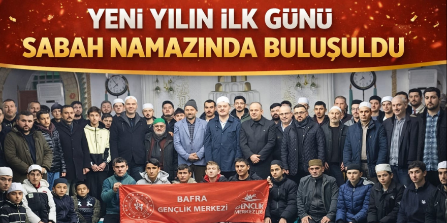 Yeni Yılın İlk Günü Sabah Namazında Buluşuldu