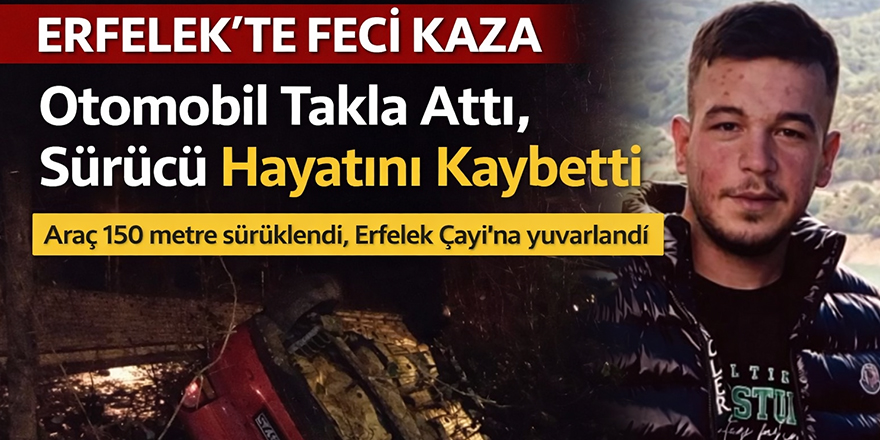 Erfelek’te Otomobil Takla Attı Sürücü Hayatını Kaybetti