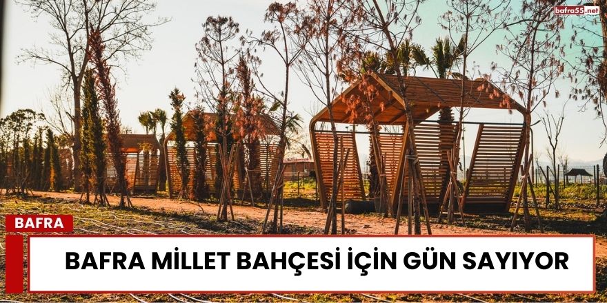Bafra Millet Bahçesi İçin Gün Sayıyor