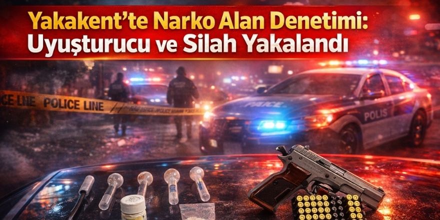 Yakakent’te Narko Alan Denetimi: Uyuşturucu ve Silah Yakalandı