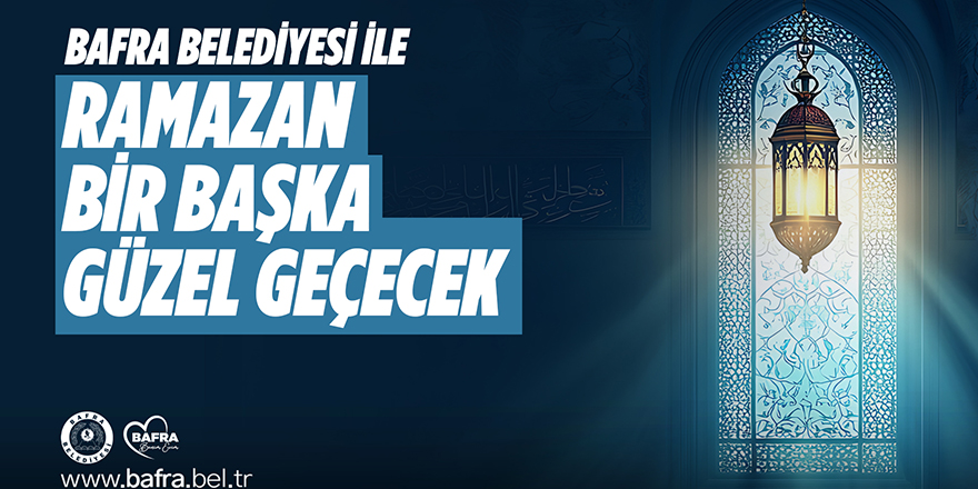 Bafra Belediyesi Ramazan Ayı İçin İftar ve Etkinlik Çadırını Kuruyor