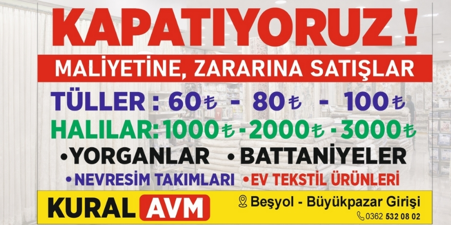 Kural AVM’de Kapatıyoruz Satışı: Ev Tekstilinde Dikkat Çeken Fiyatlar