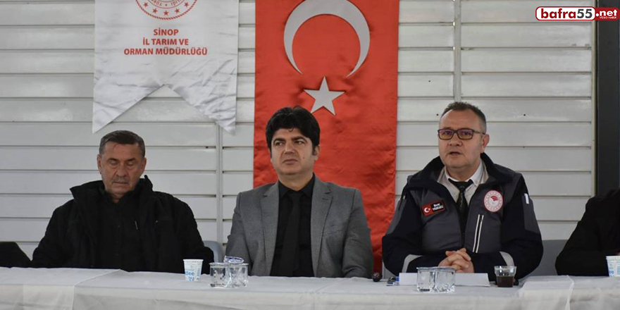 Sinop’ta Üreticilere Bilgilendirme Toplantısı