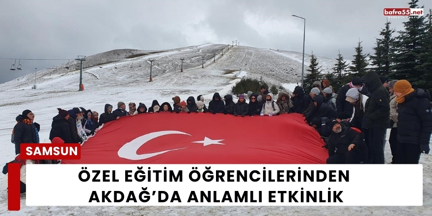 Özel Eğitim Öğrencilerinden Akdağ’da Anlamlı Etkinlik