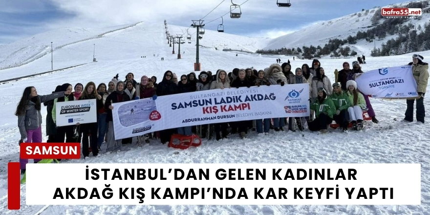 İstanbul’dan Gelen Kadınlar Akdağ Kış Kampı’nda Kar Keyfi Yaptı