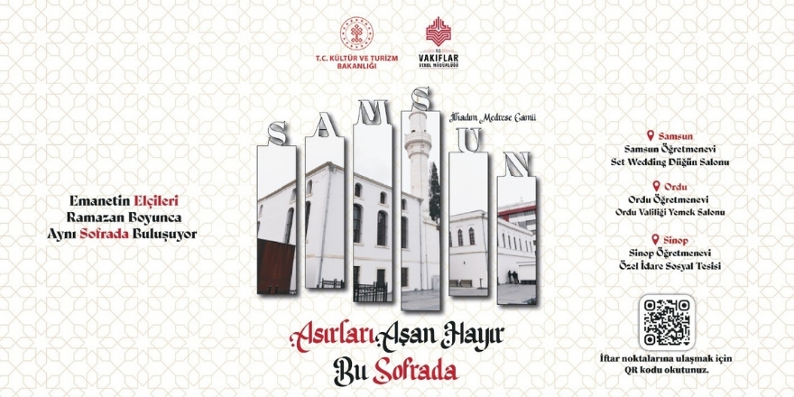 Samsun’da Ramazan Boyunca Ücretsiz İftar Sofraları Kurulacak