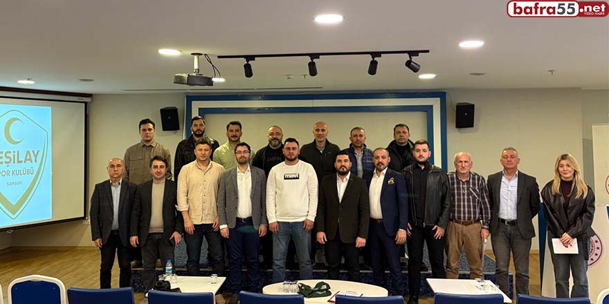 Samsun Yeşilay Spor Kulübü’nde Yeni Dönem Başkanlığa Efe Berkay Uzun Seçildi