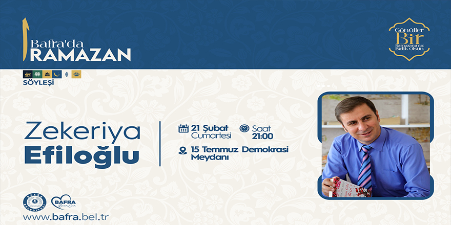 Zekeriya Efiloğlu Bafralılarla Buluşuyor